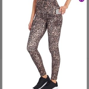 NWT Bally cheetah high waist activewear leggings